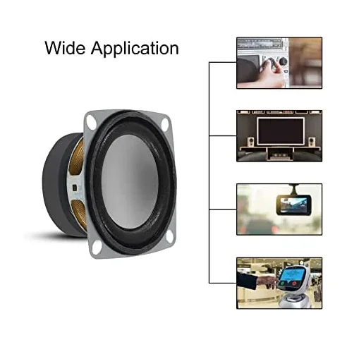 2 inch Speaker 52 mm Diameter 4 Ohm 3W Speaker for DIY Bluetooth Speaker, Electronic Projects etc — Pinout diagram