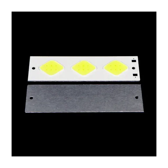 3.7v – 4V Three Diamond shape COB led light [ Color – Cool White ] — Pinout diagram