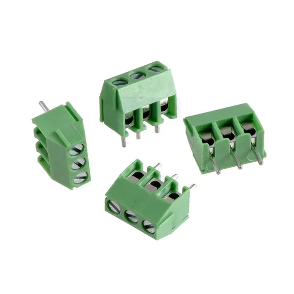 3 Pin 5.08mm Pitch Plug-in Screw Terminal Block Connector — Pinout diagram