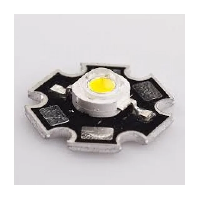 3W High Power White LED with Aluminum Heatsink – High Brightness Emitter Module — Pinout diagram