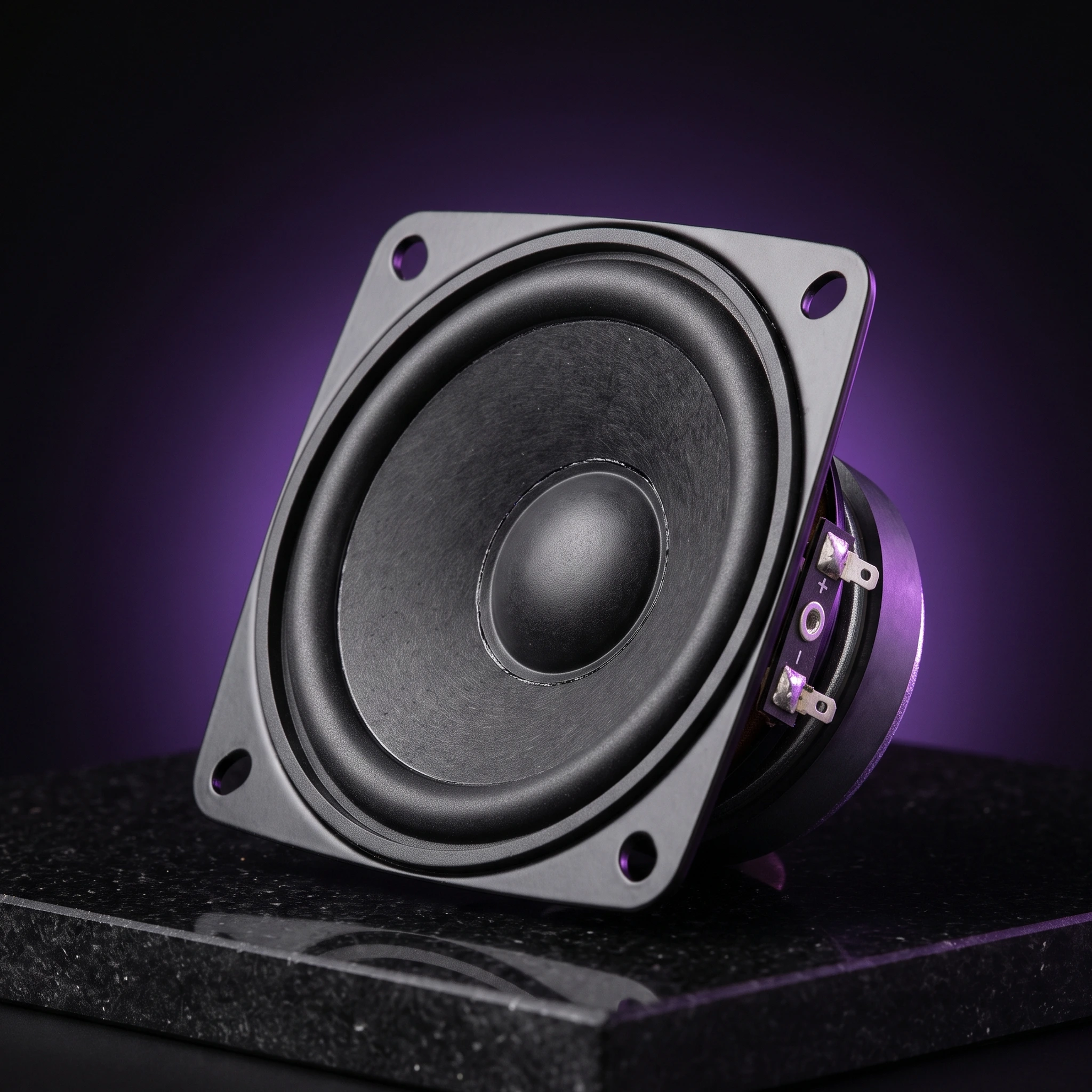 48mm Square Internal Magnet Speaker – 4Ohms 5W — Display & Communication
