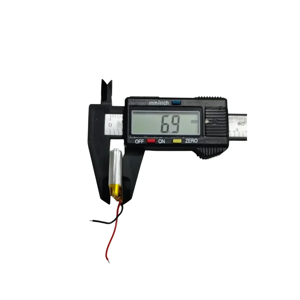 702025 3.7V 400mAh rechargeable Battery for Drone, Toys, Gaming, Robotics bluetoorh Headset, Bluetooth Speaker — Pinout diagram