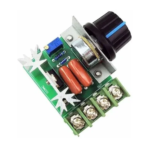AC 220V 2000W SCR Voltage Regulator Dimmers Speed Controller Thermostat — Pinout diagram