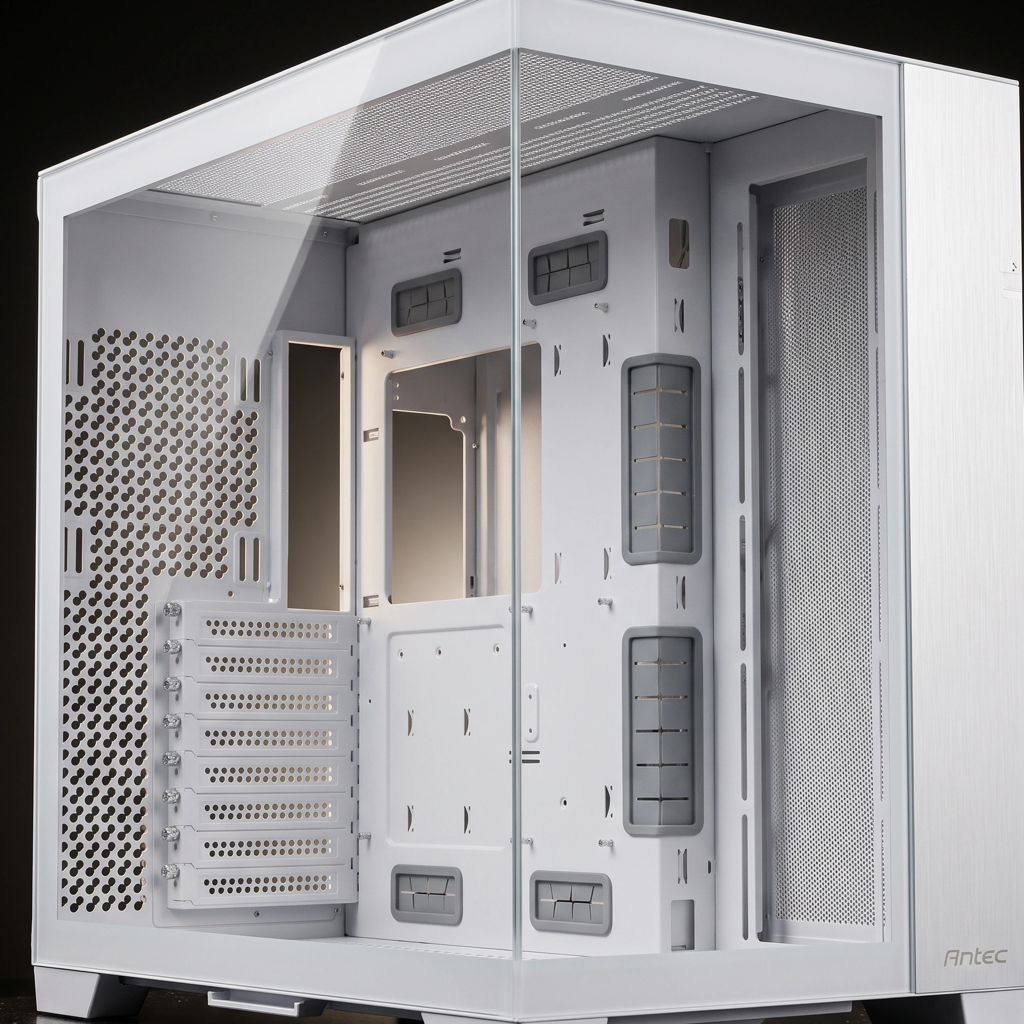 Antec Constellation C8 Aluminum White E-ATX Full Tower Case — Cases & Cooling