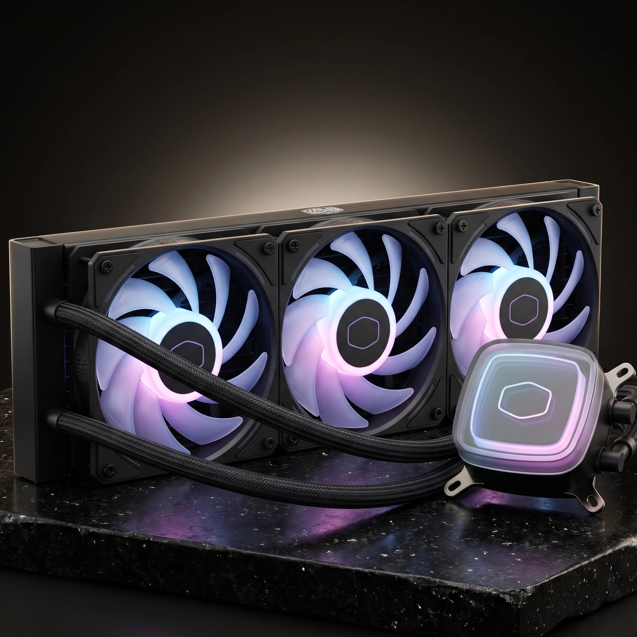 Cooler Master MasterLiquid Atmos II 360 ARGB Liquid CPU Cooler — Cases & Cooling