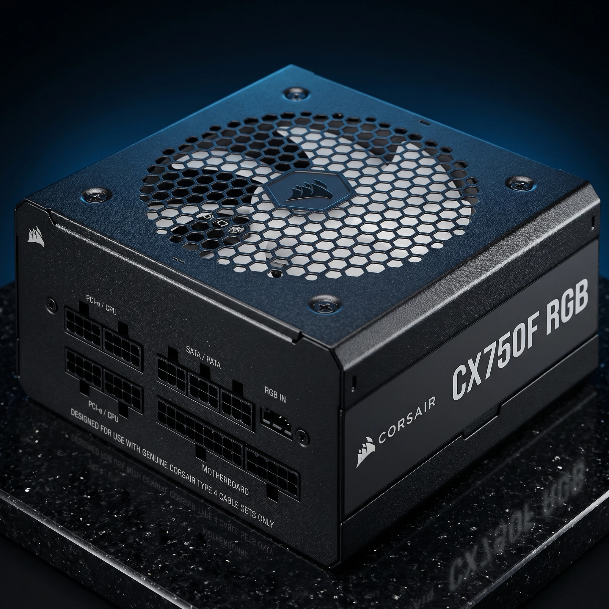 Corsair CX750F RGB 750W 80+ Bronze — Power Supplies