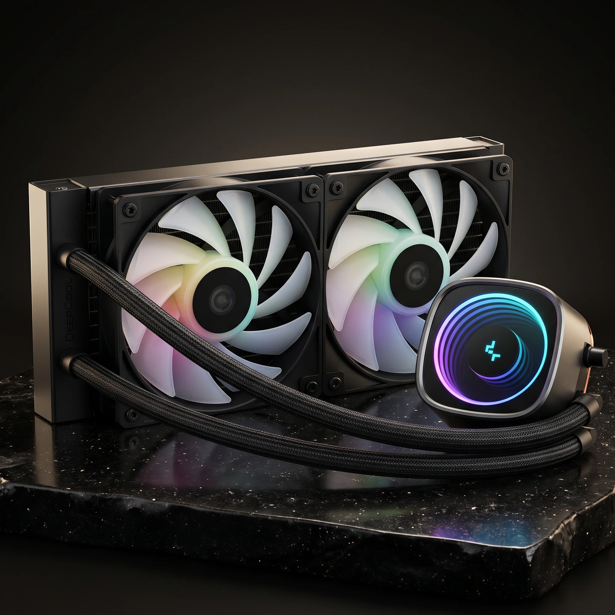 DeepCool LS520 (240 mm AIO water cooler) — Cases & Cooling