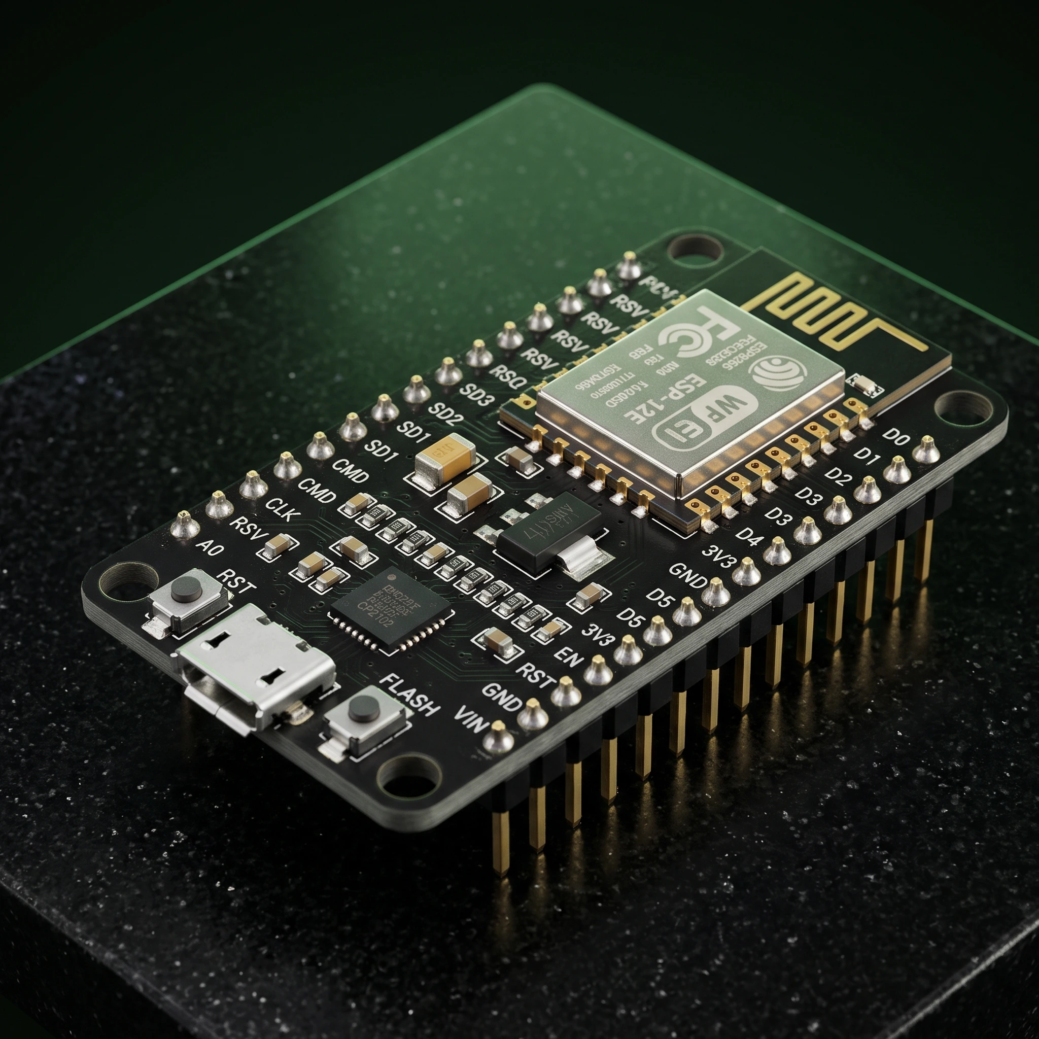 ESP8266 NodeMCU CP2102 ESP-12E WiFi Development Board — Microcontrollers