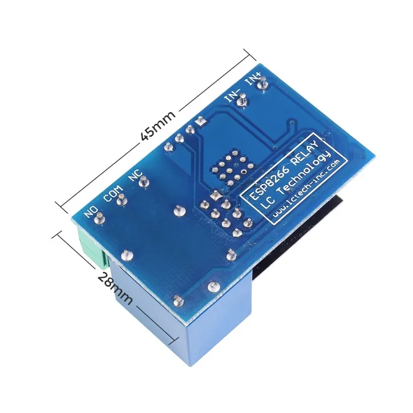 ESP8266 WiFi 5V 1 Channel Relay Module Good Quality — Pinout diagram