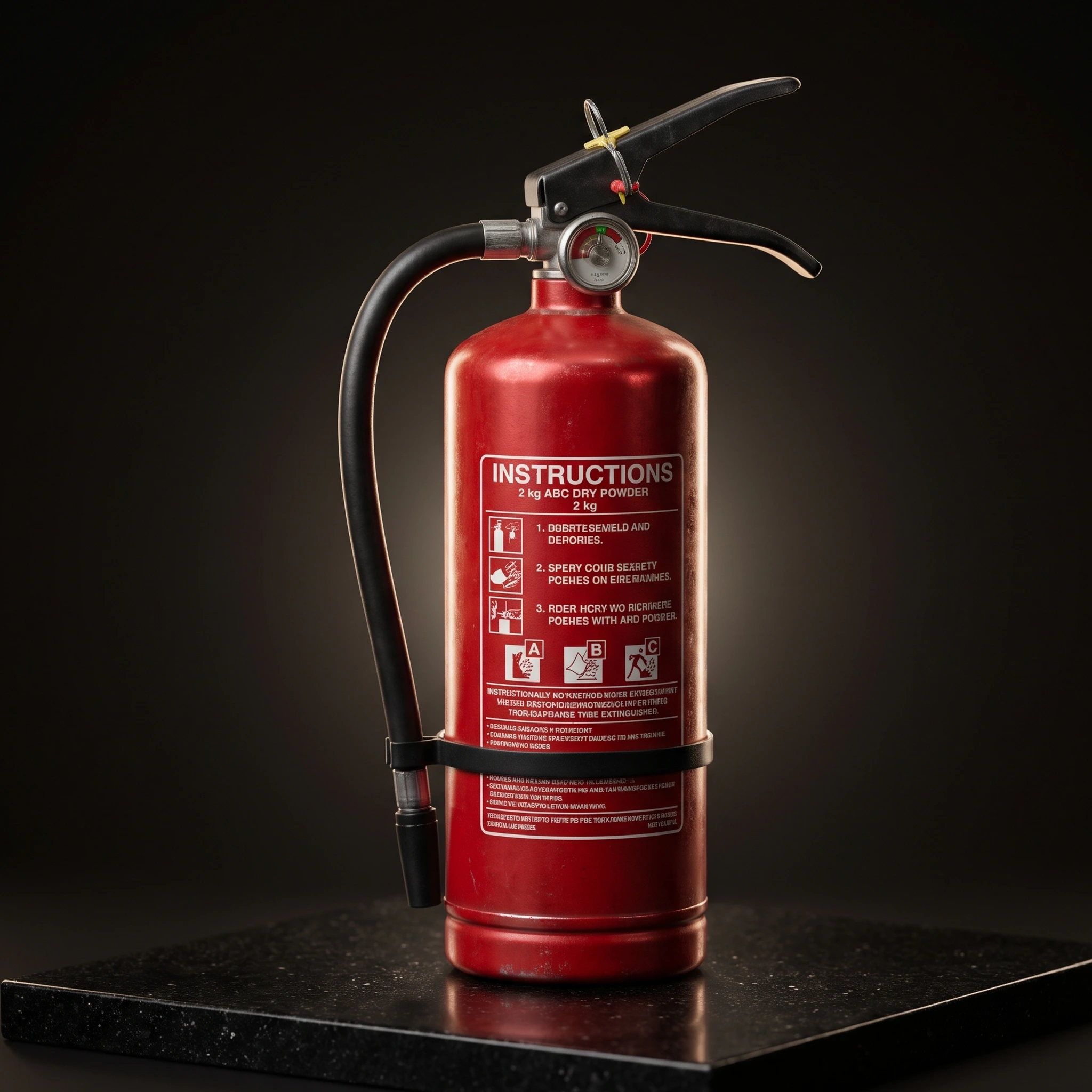 Fire Extinguisher (Powder, 2kg) — Safety