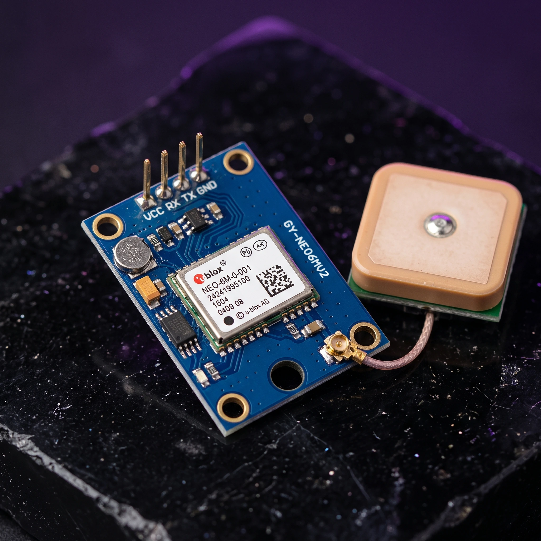 GPS GY-NEO6MV2 — Display & Communication