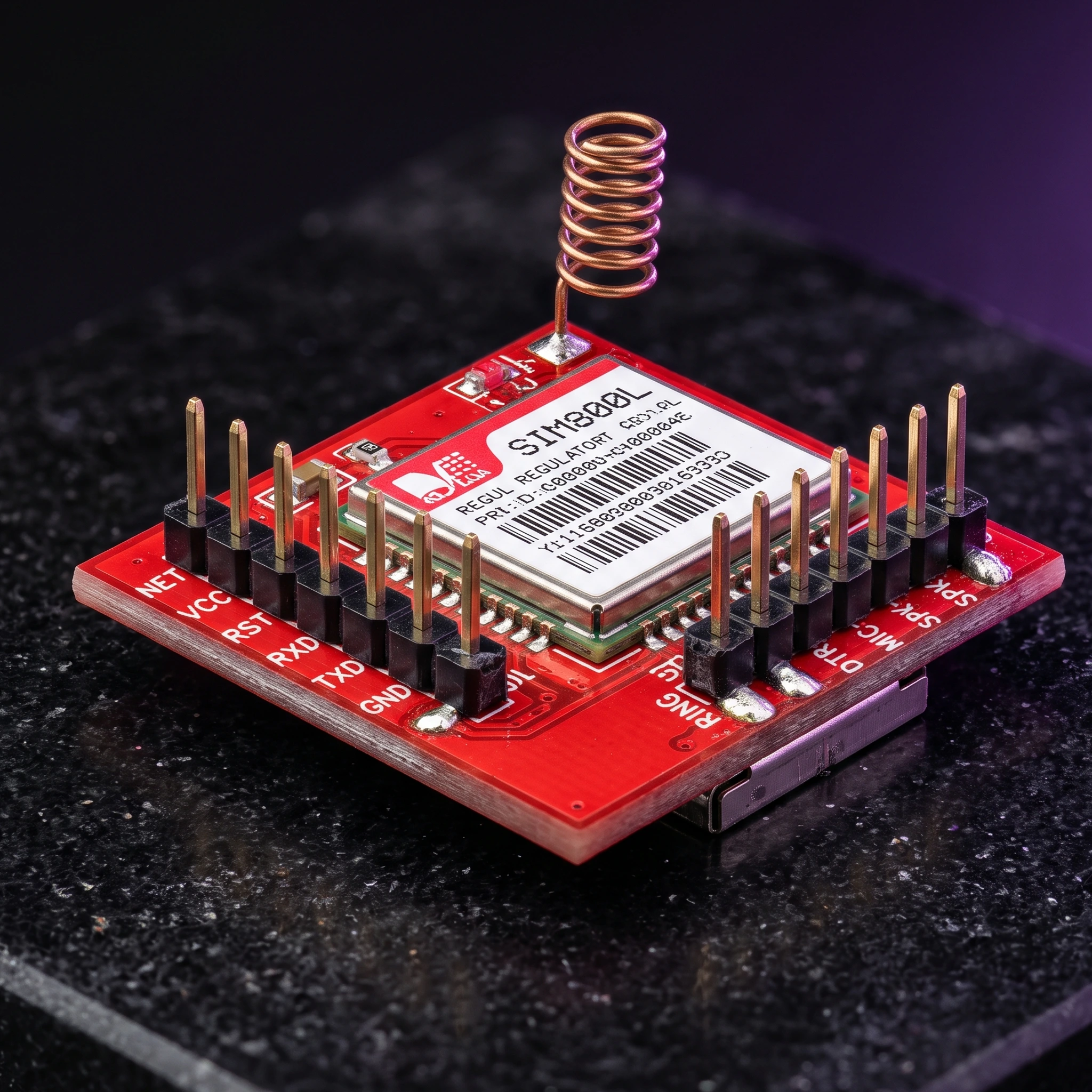 GSM SIM800L — Display & Communication