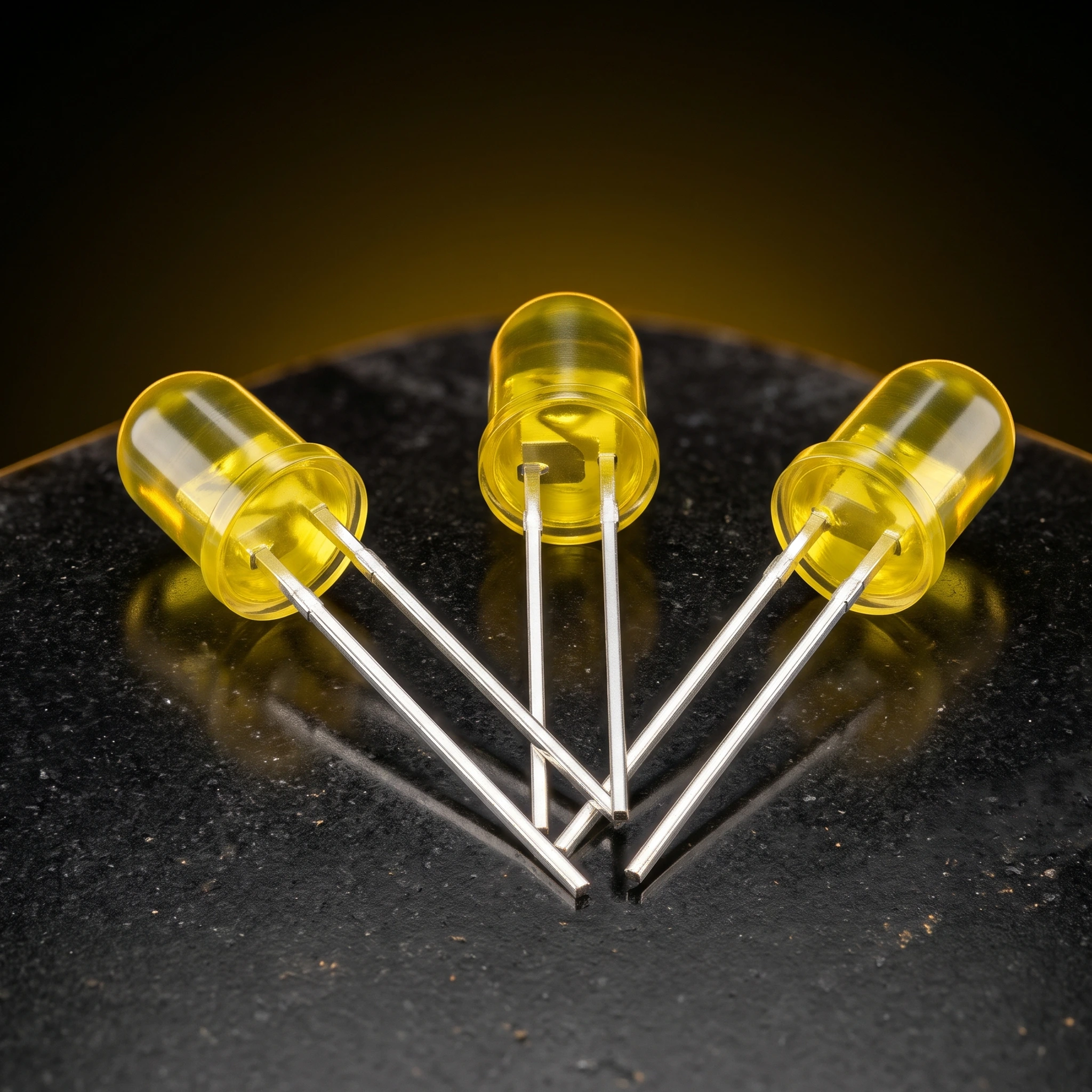 LEDs (Yellow, 5mm) — Power & Components