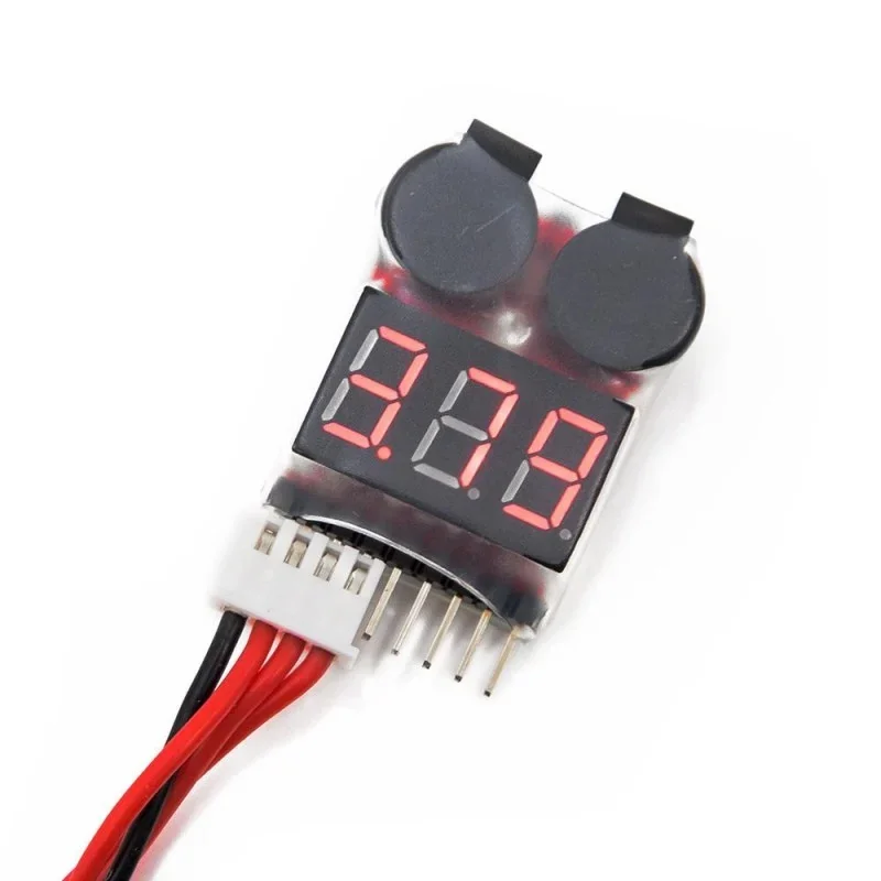 Lipo Voltage Checker 1S-8S with Buzzer Alarm — Pinout diagram