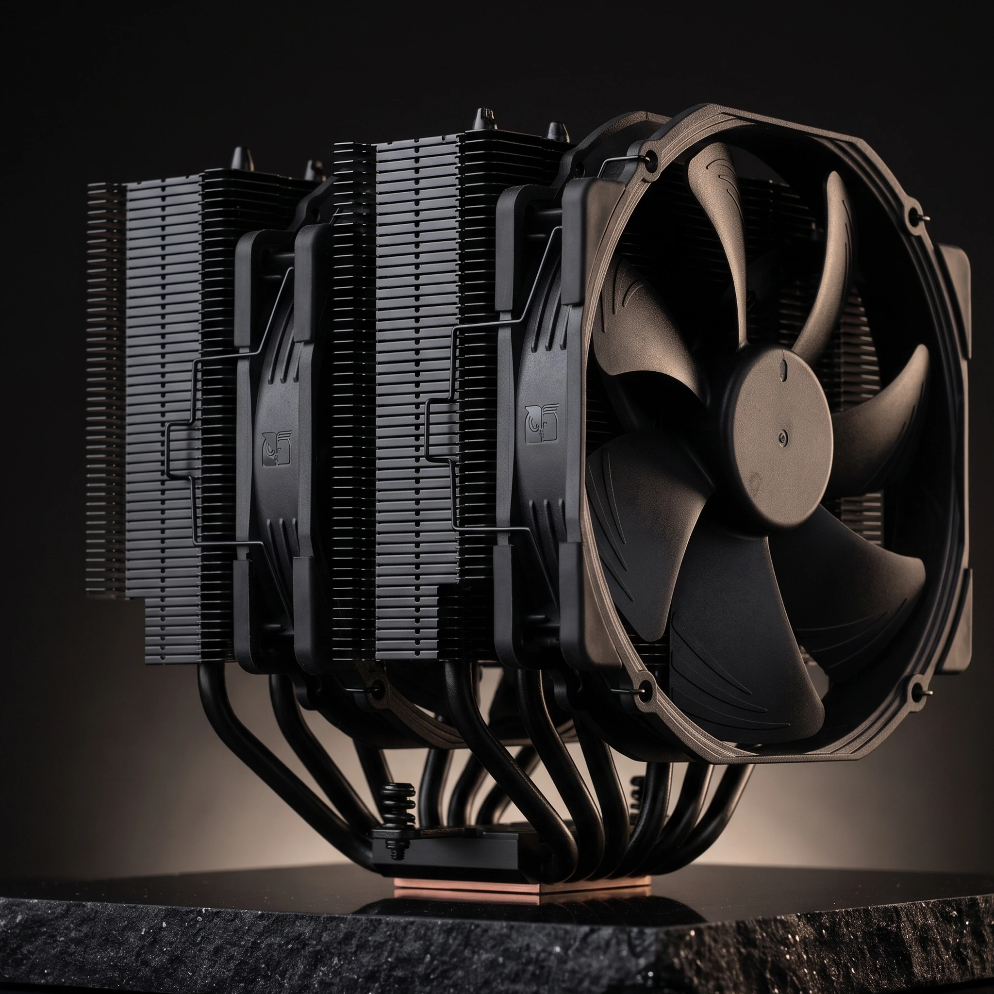Noctua NH-D15 chromax.black (Dual-tower air) — Cases & Cooling