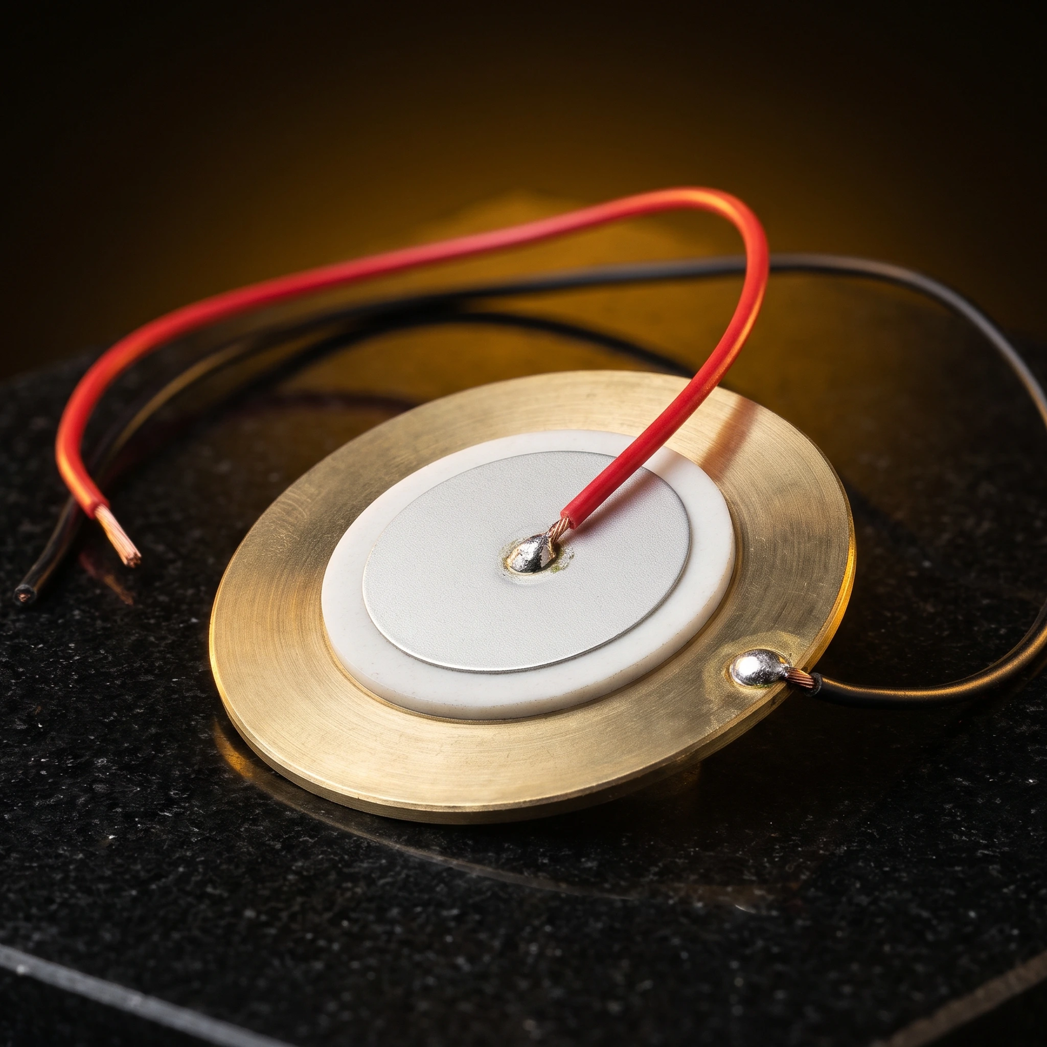 Piezoelectric Plate (4cm) — Power & Components