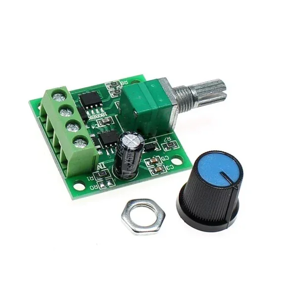 PWM DC Motor Speed Controller 1.8V/3V/5V/6V/12V – 2A — Pinout diagram