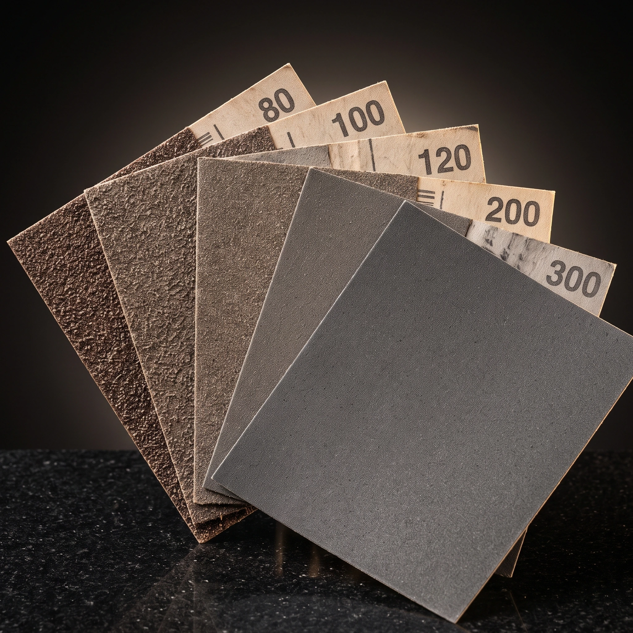 Sand Paper (Grit 80–300) — Misc