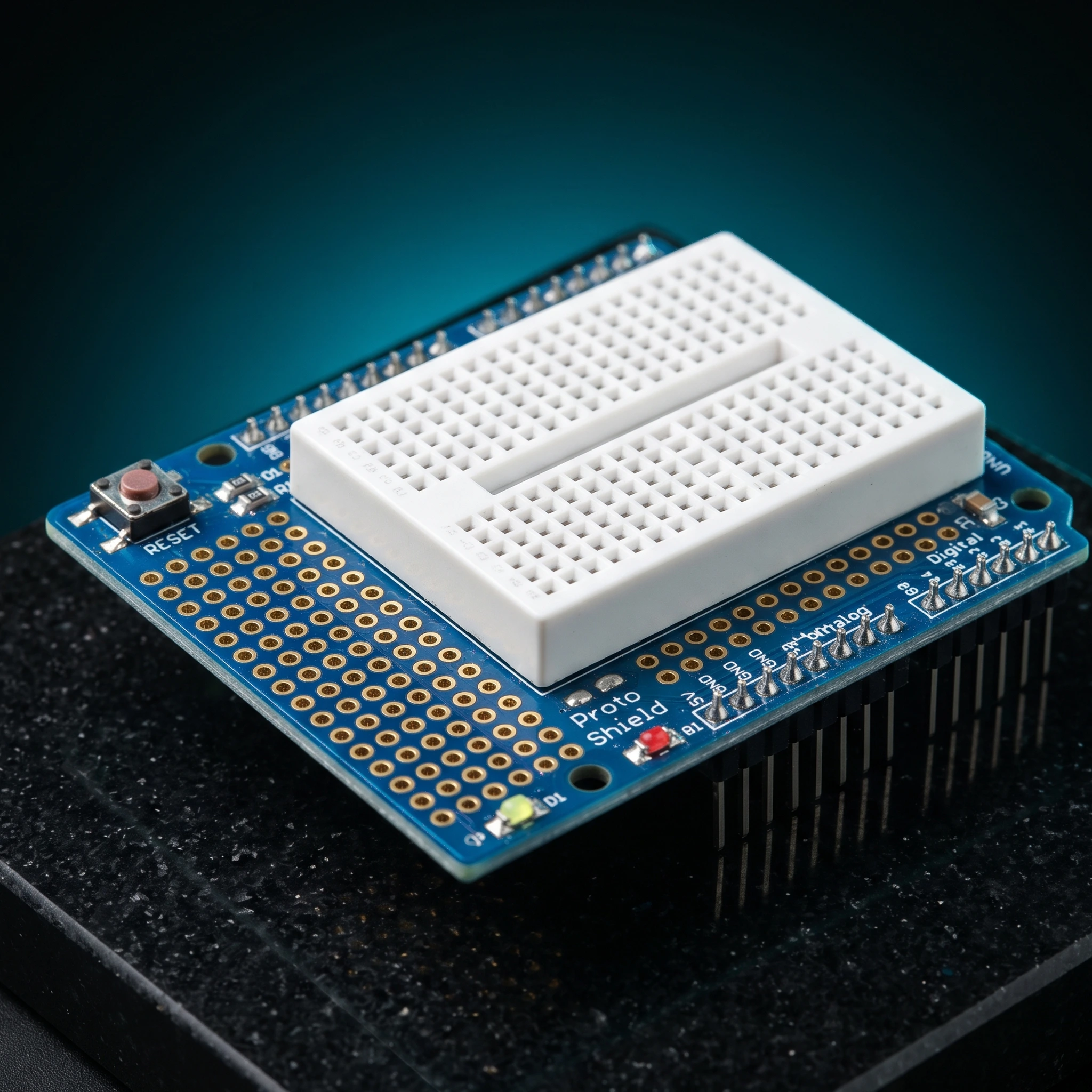 Self Adhesive Proto Shield — Connectors & Wires
