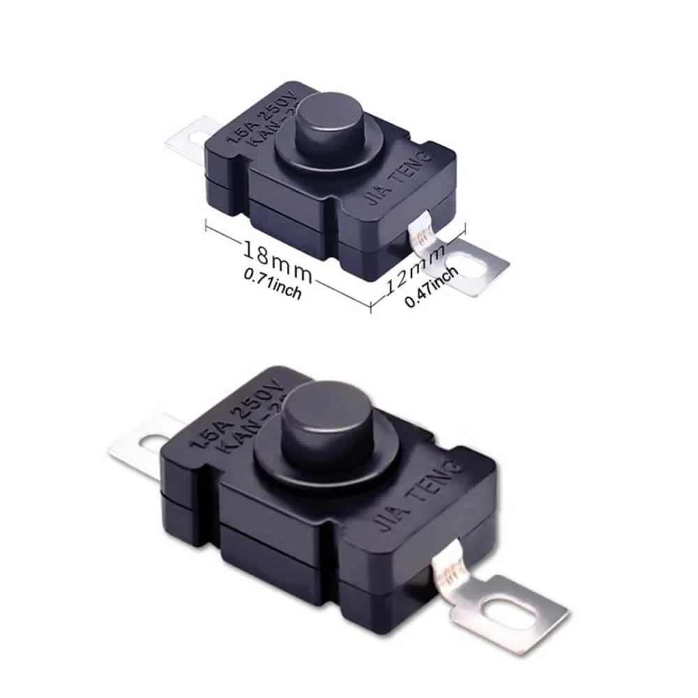 Self Locking Push Button Switch 2 Pin ON/OFF Tactile Switch – DC 30V 1.5A Mini Push Tact Switch — Pinout diagram