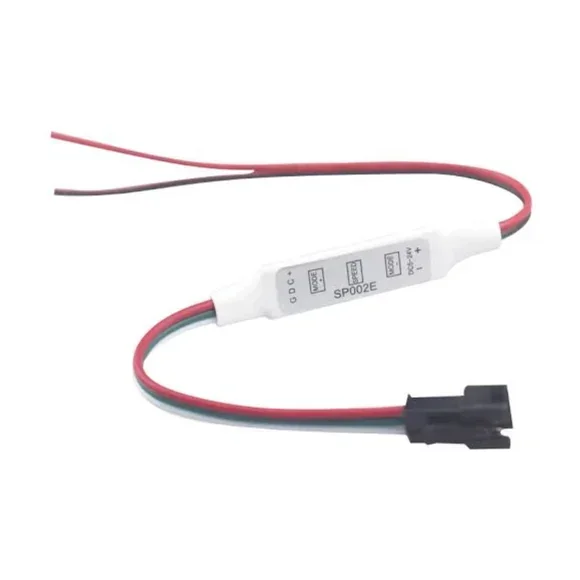 SP002E DC5-24V led pixel controller 3 keys LED light strips — Pinout diagram