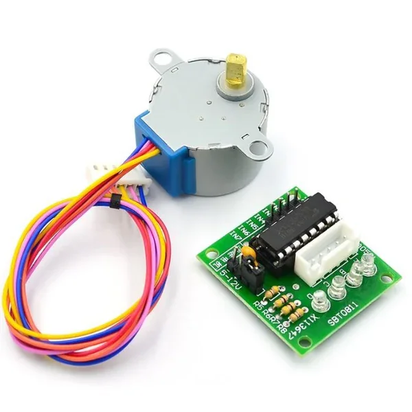 Stepper Motor(28YBJ-48) with ULN2003 Driver Board — Pinout diagram
