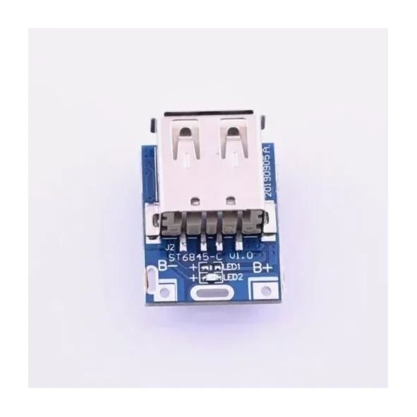 Type-C USB 5V 1A Step-Up Booster – Lithium Battery Charging and Protection Module for Power Bank — Pinout diagram