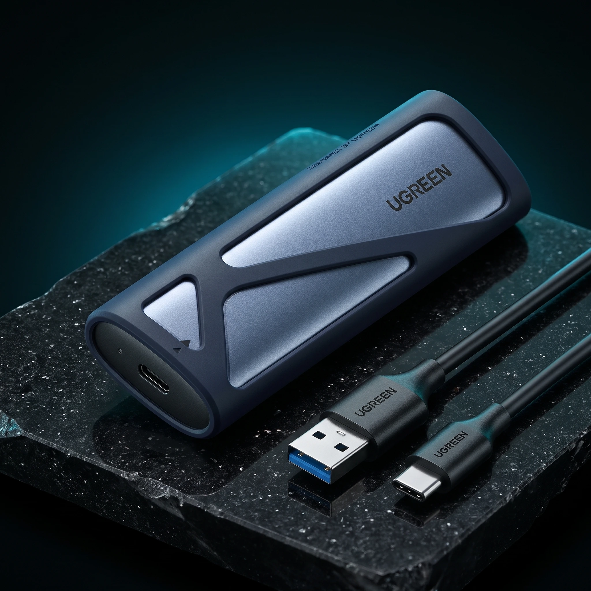 UGREEN NVMe to USB-C Enclosure (10 Gbps) — Cables & Adapters