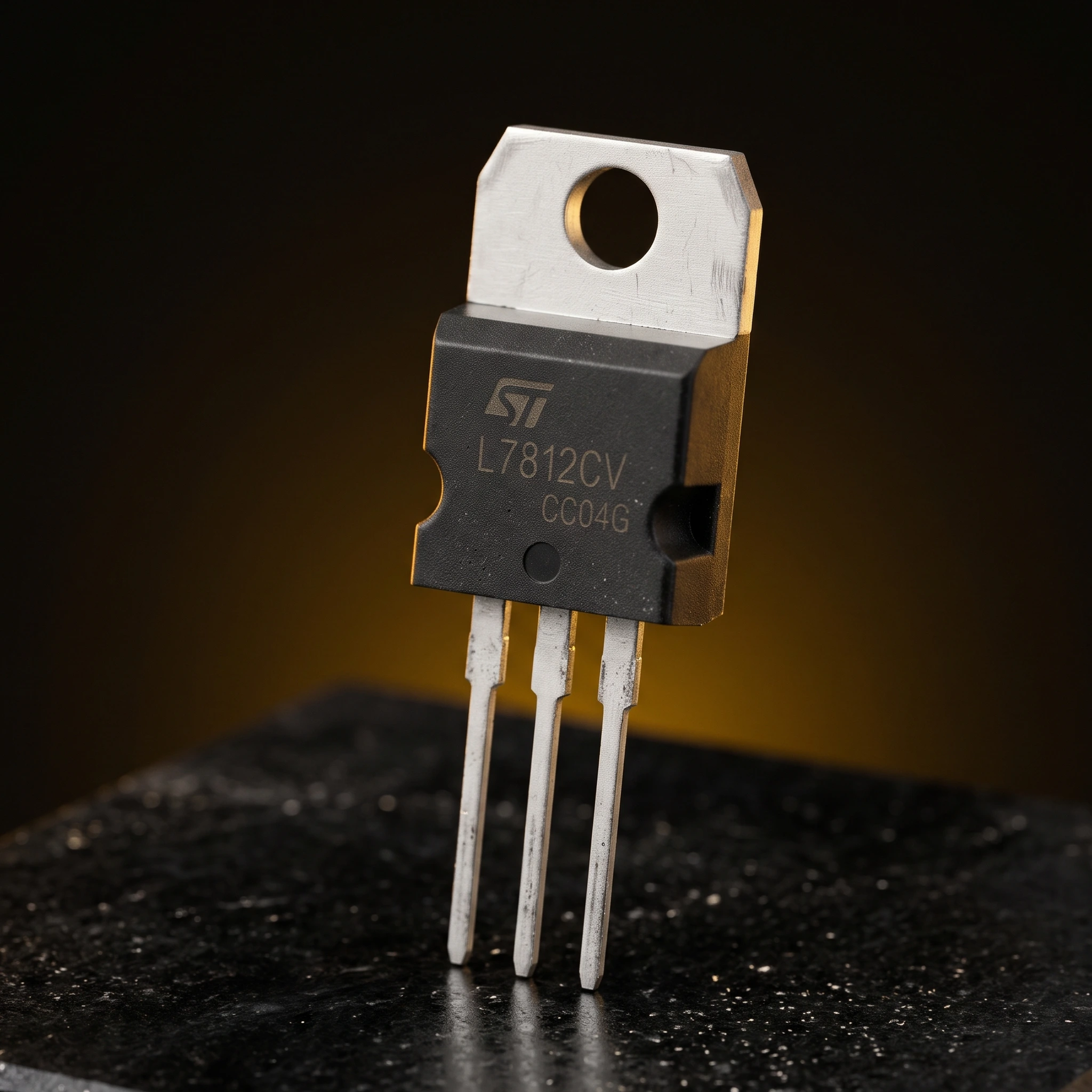 Linear Voltage Regulator 7812 — Power & Components