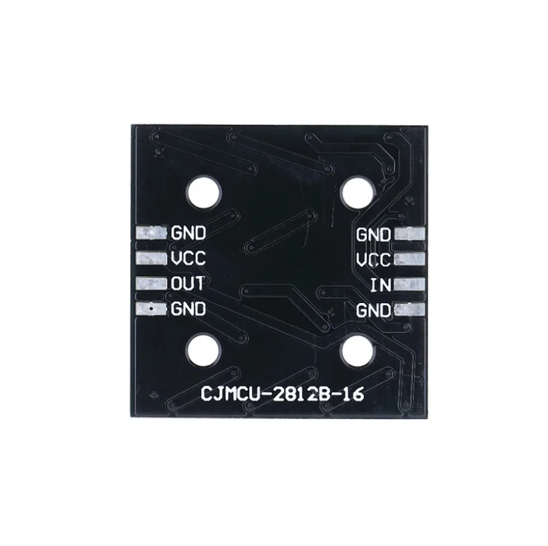WS2812B 4×4 RGB LED Module — Pinout diagram