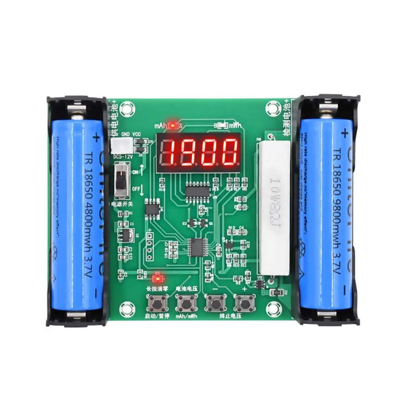 XH-M240 Battery Capacity and Discharge Energy Testing Meter For 18650 Lithium-Ion Battery — Pinout diagram