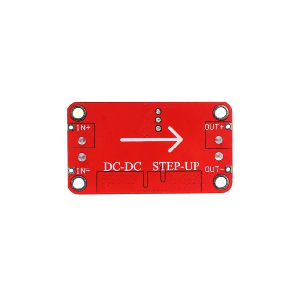 XL6019 DC-DC 5A Adjustable Boost Power Supply Module — Pinout diagram