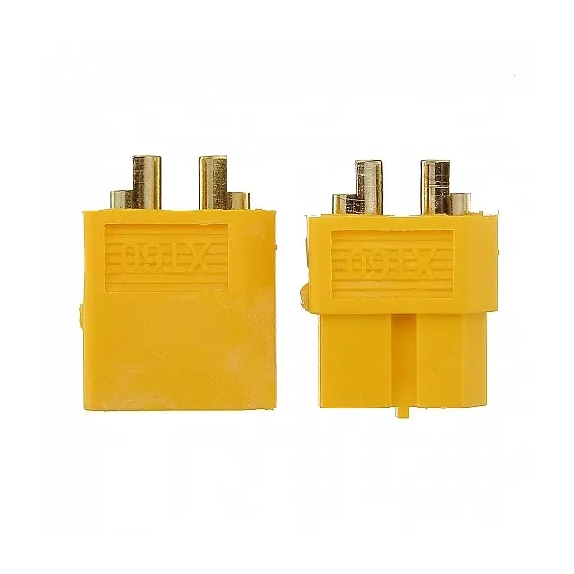 XT60 Male Female Bullet Connector Plug For Lipo Battery RC Drone FPV Racing Multi Rotor — Pinout diagram